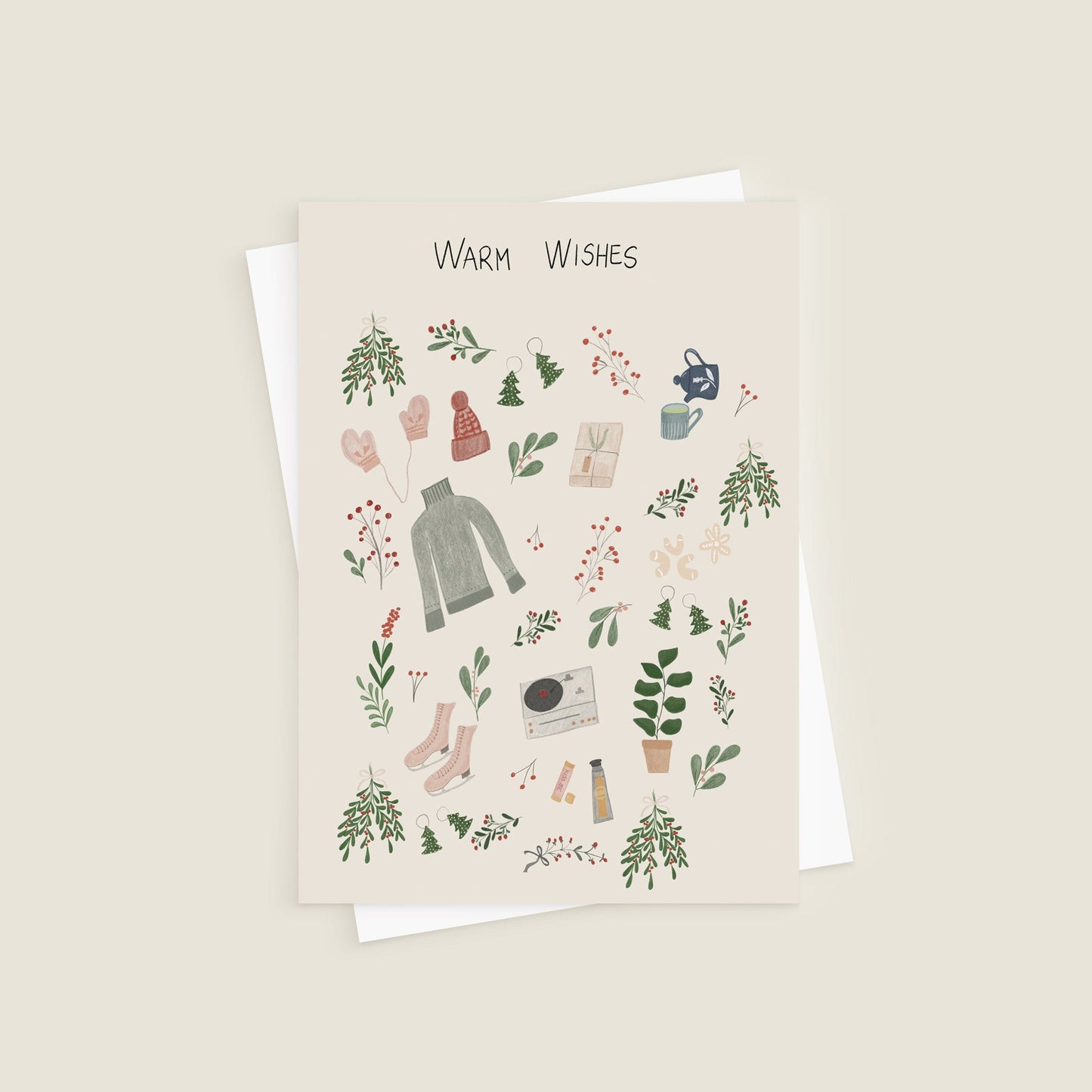 Greeting card -  Warm wishes