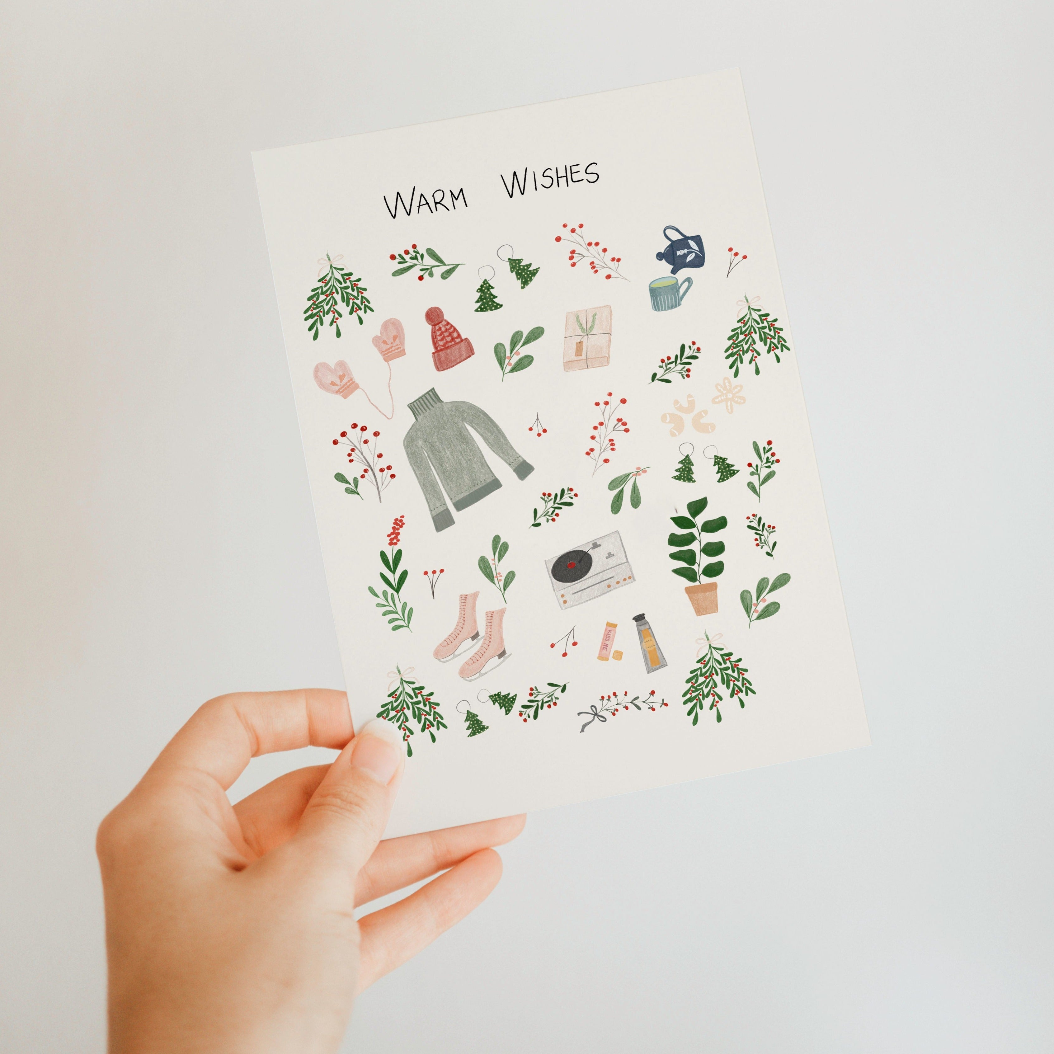 Greeting card -  Warm wishes
