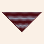 Bordo stripes - trokutasti šal