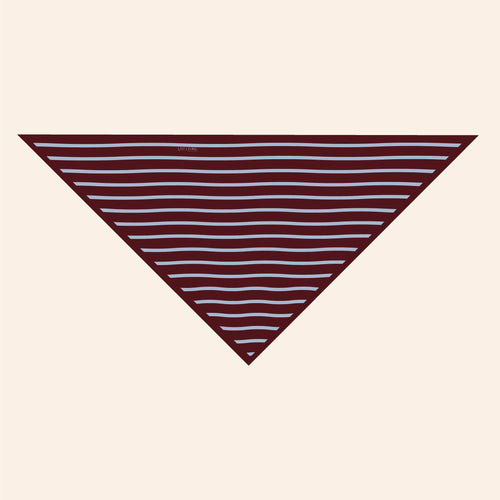 Bordo stripes - trokutasti šal