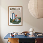 Cappuccino – Art print za ljubitelje kave