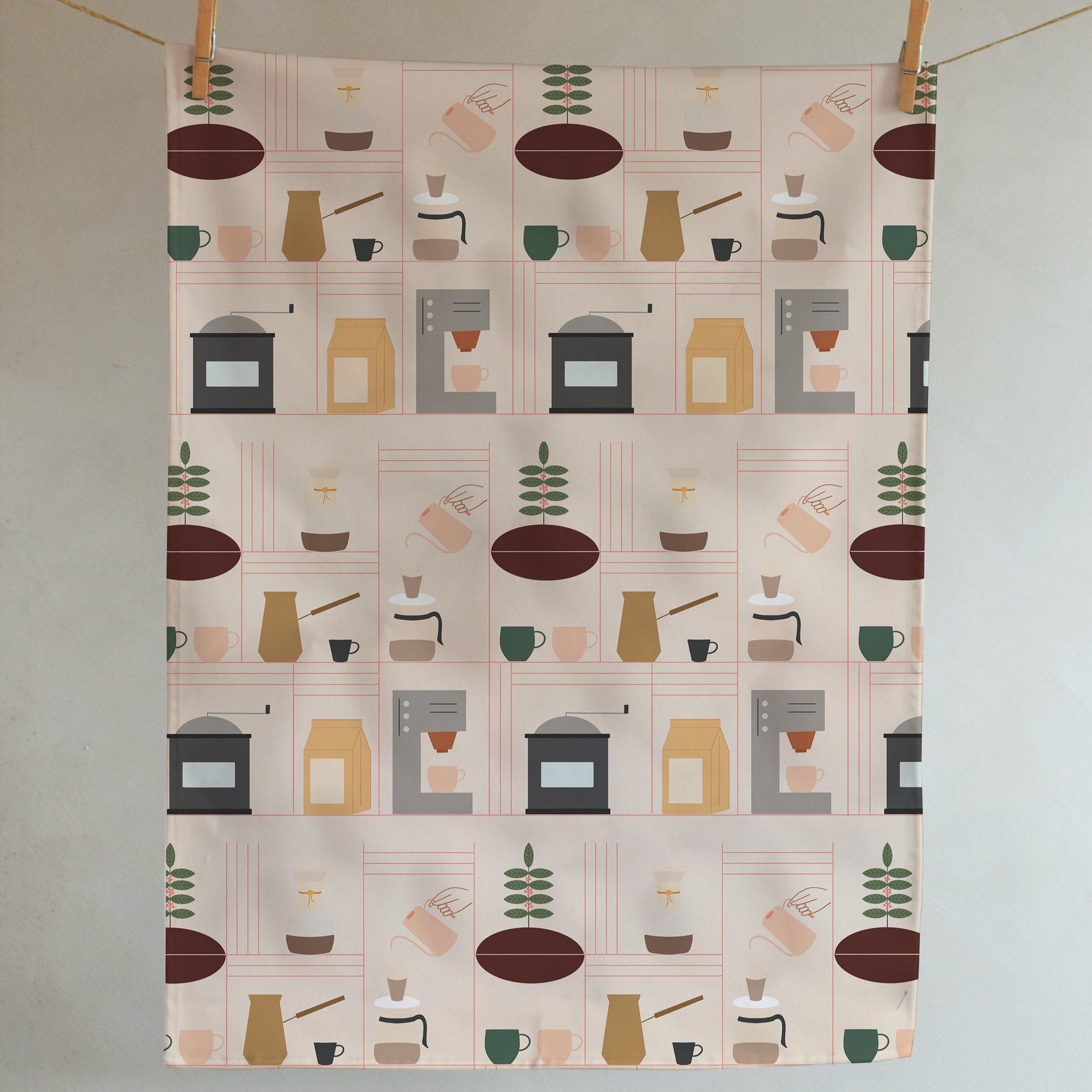 Kitchen towel - Coffee