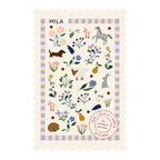 Nova pošiljka – Ovčica, personalizirani print za dječaka | Poštanska marka rođenja