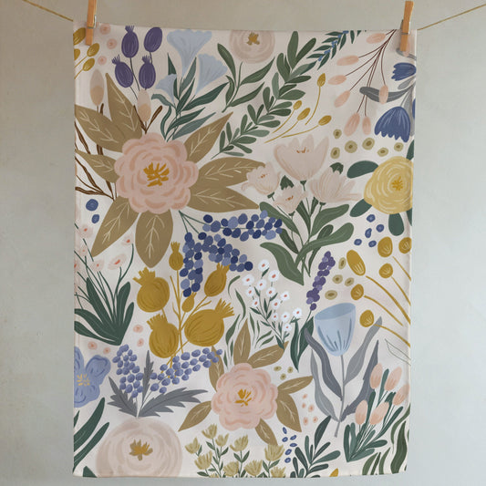 Kitchen towel - In the garden