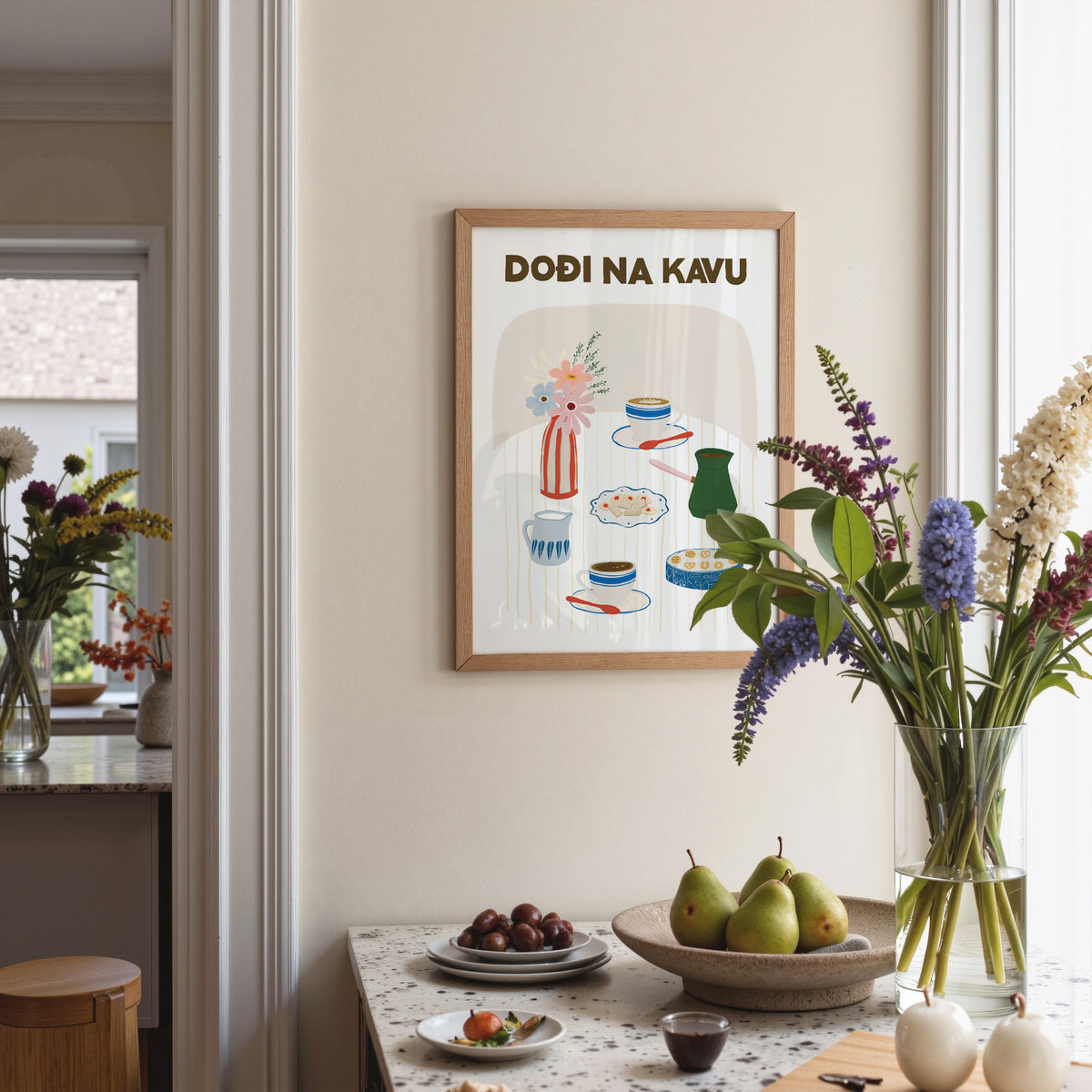 Dođi na kavu - Art print