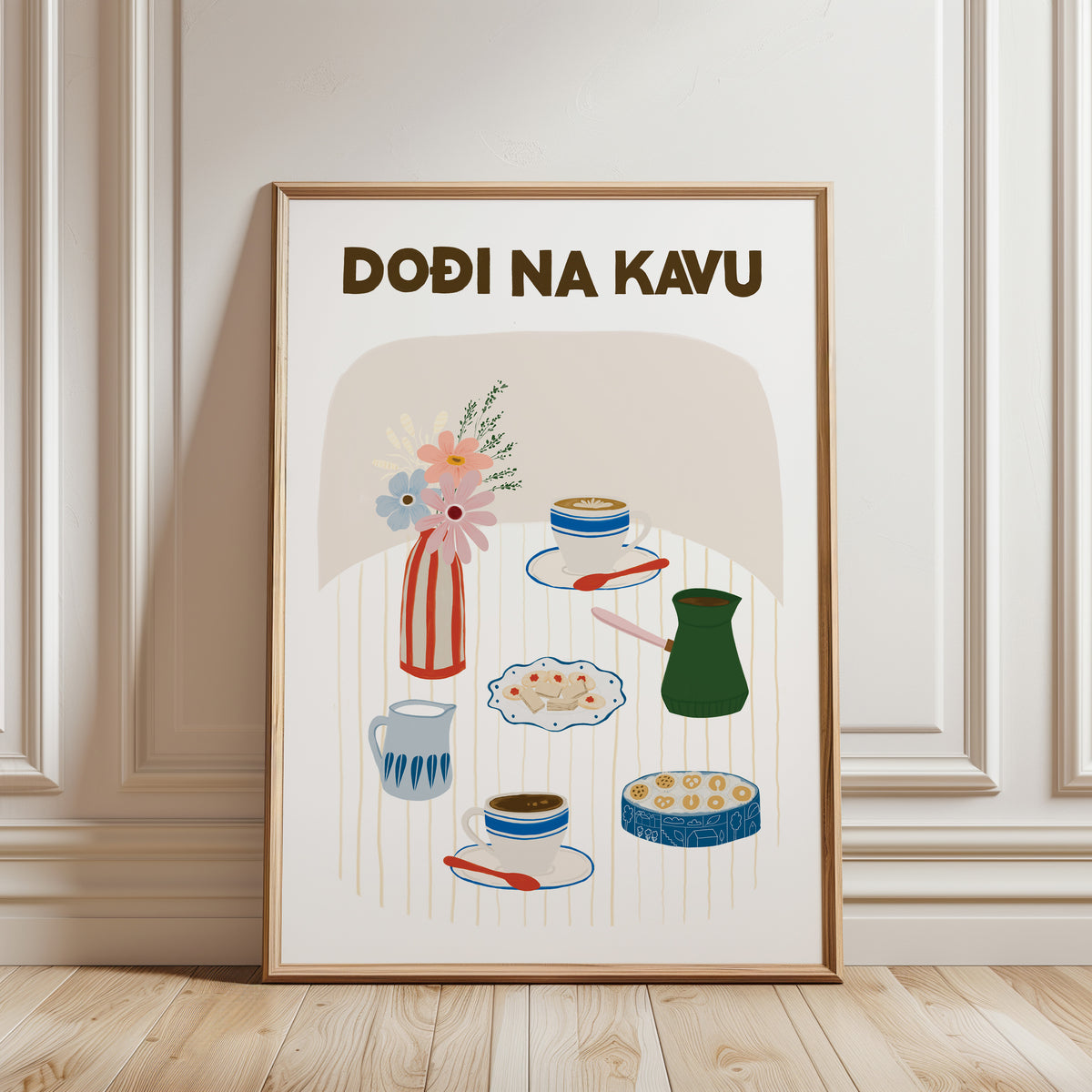 Dođi na kavu - Art print