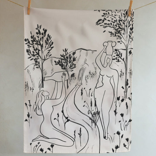 Kitchen towel - Whispers of the River