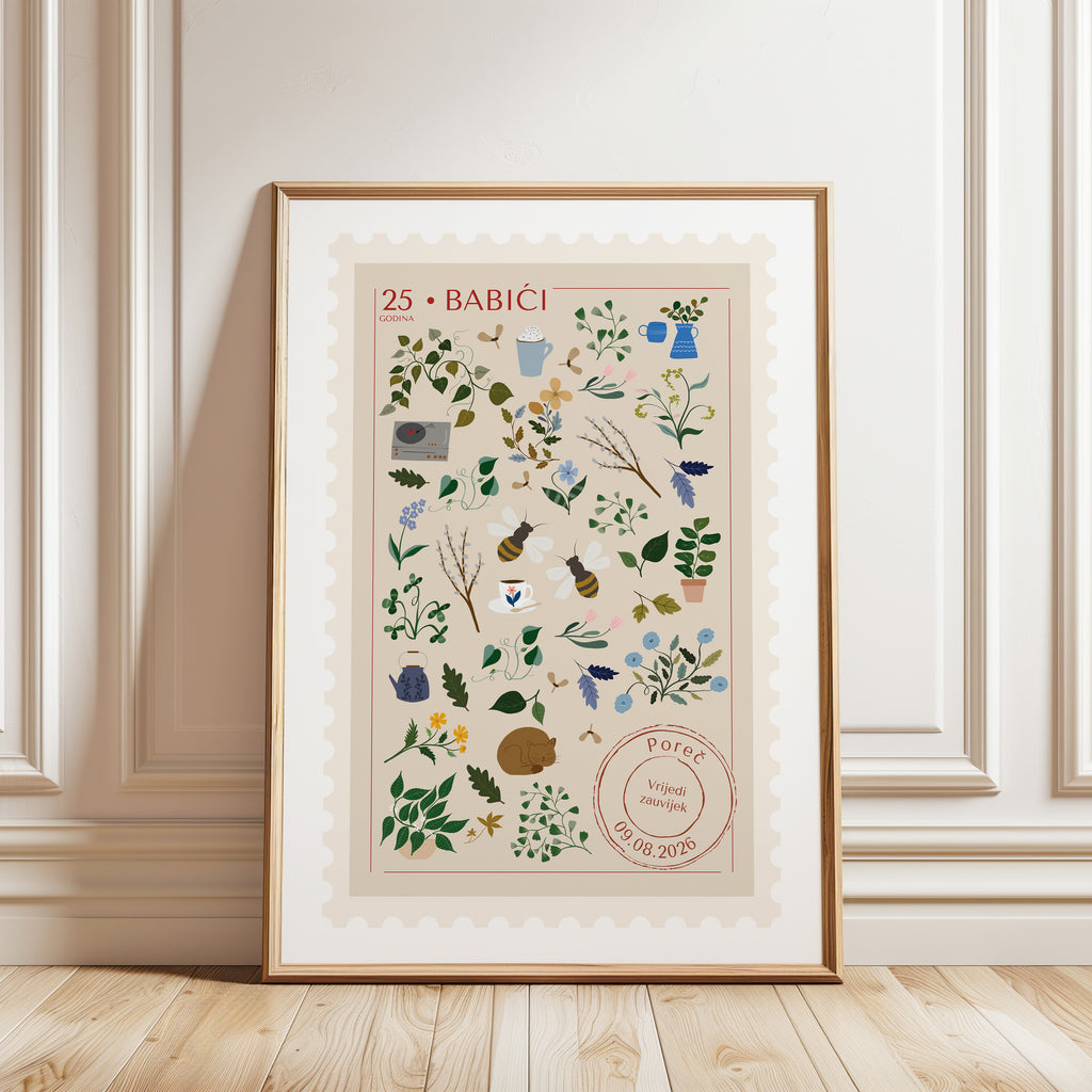 Vrijedi zauvijek – personalizirani print za godišnjicu