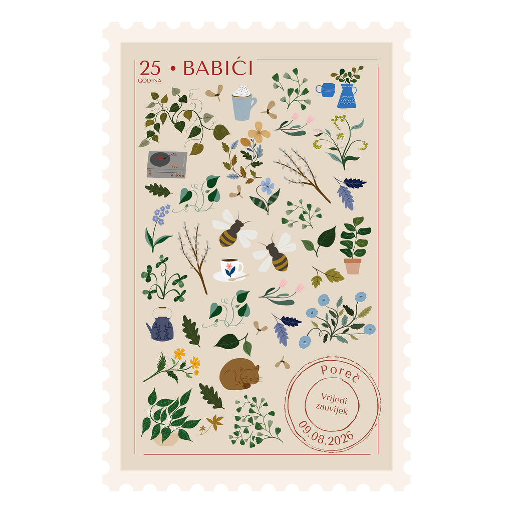 Vrijedi zauvijek – personalizirani print za godišnjicu