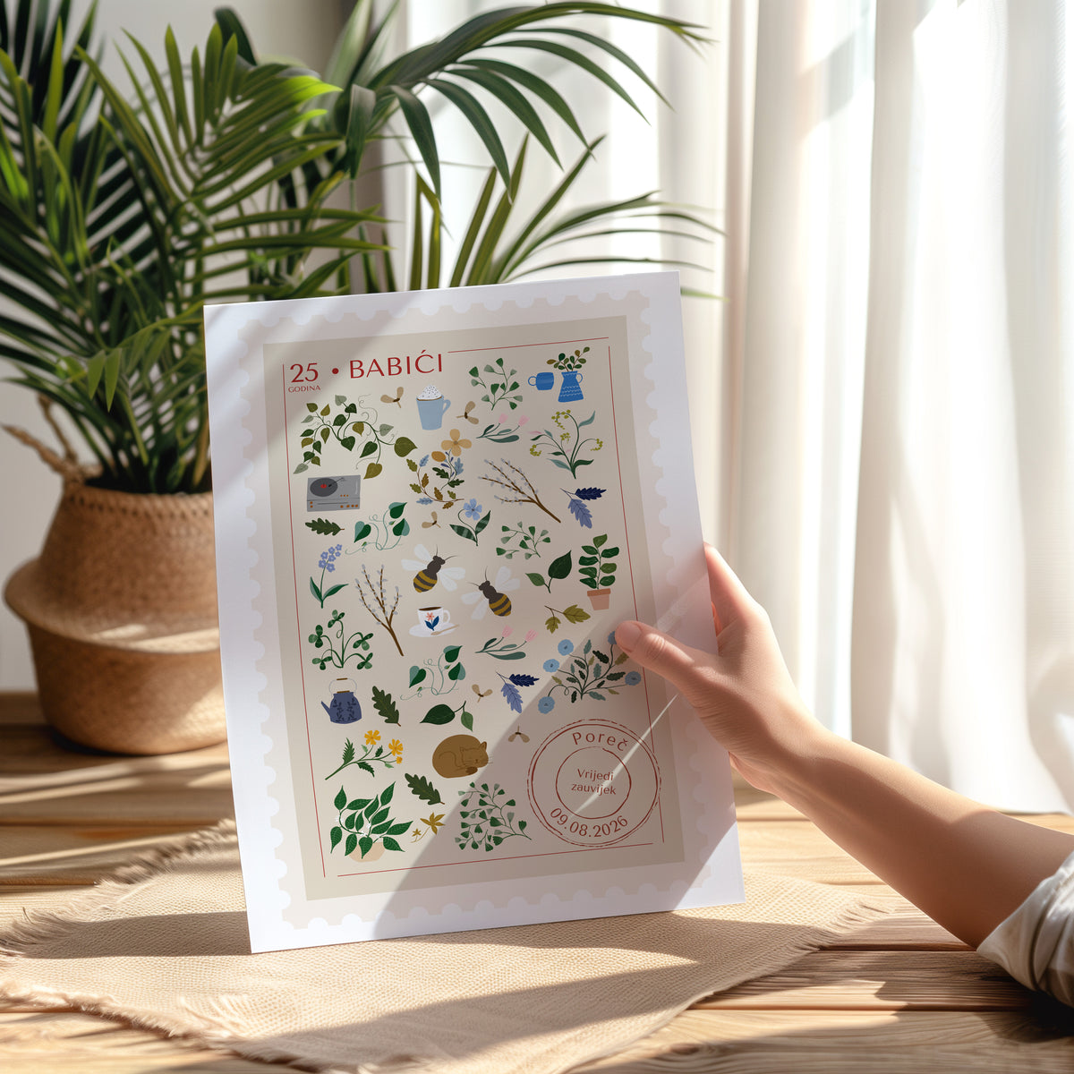 Vrijedi zauvijek – personalizirani print za godišnjicu