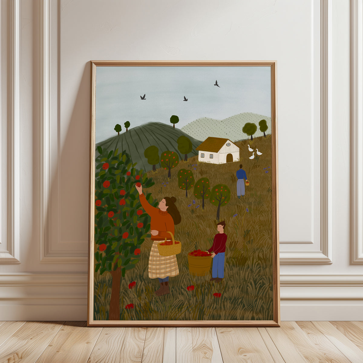 U voćnjaku -  Art print