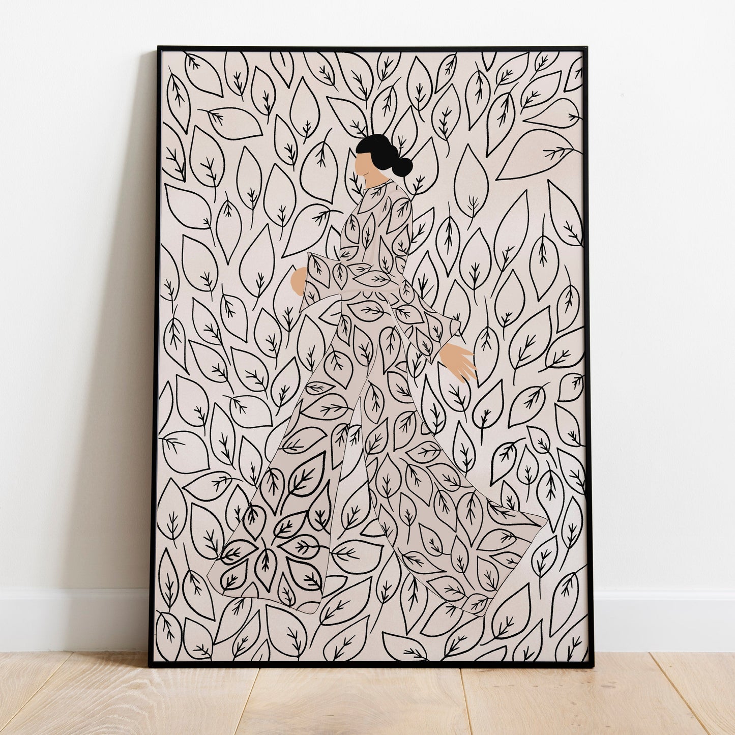 Leaf lady