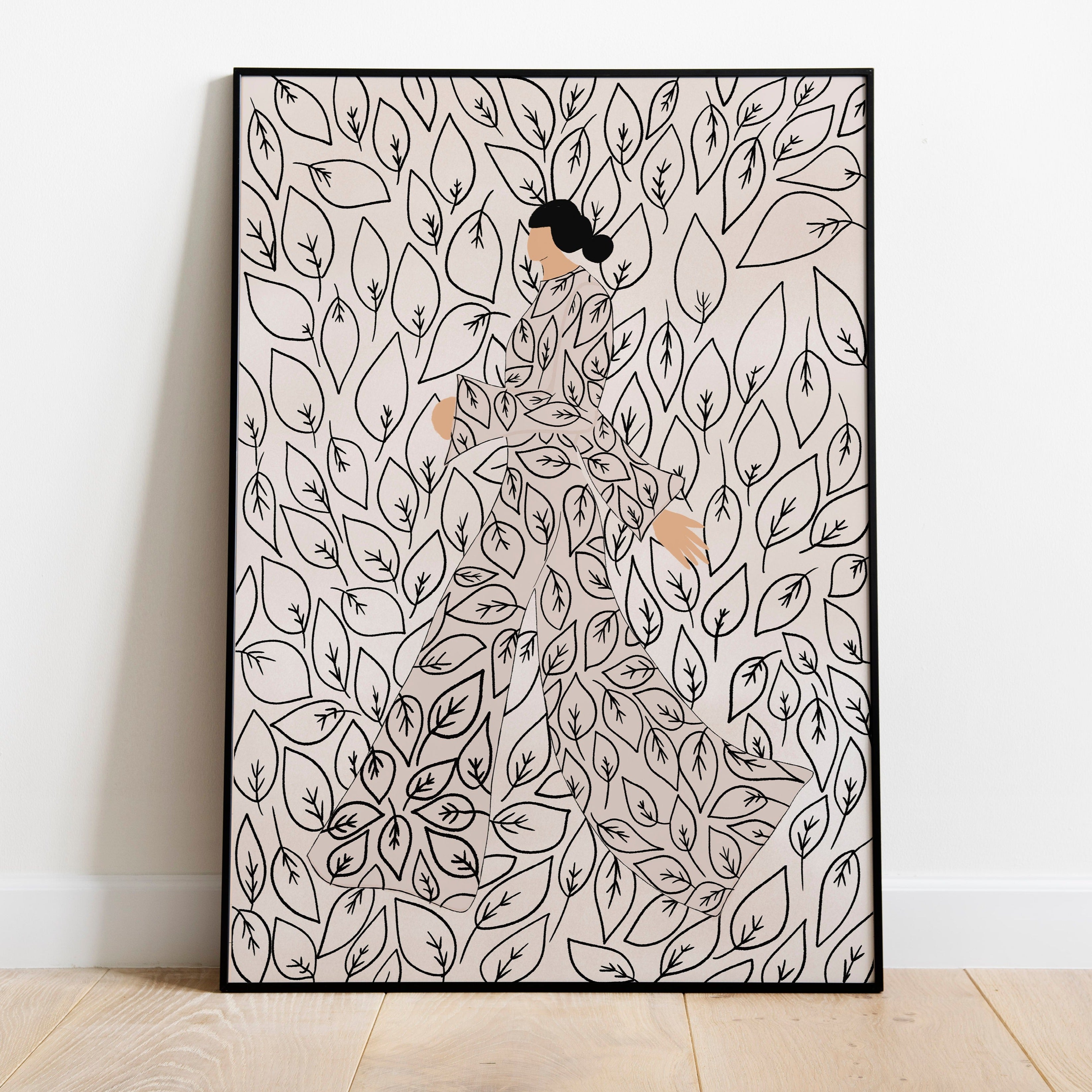 Leaf lady
