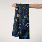 Leaves and flowers Scarf