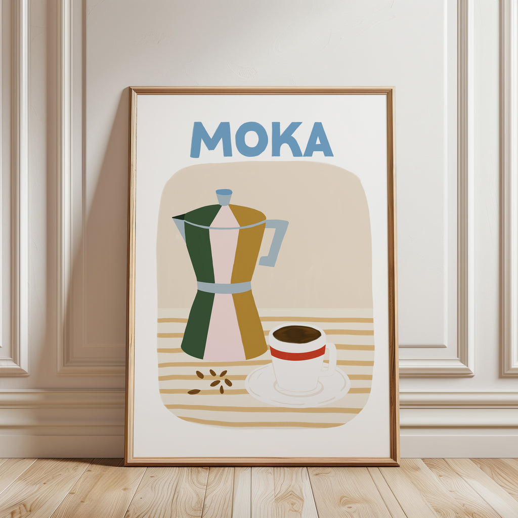 Moka – Art print za ljubitelje kave