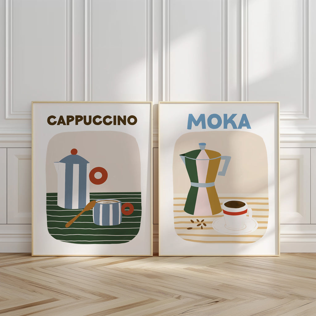 Jutro uz kavu - set od 2 art printa