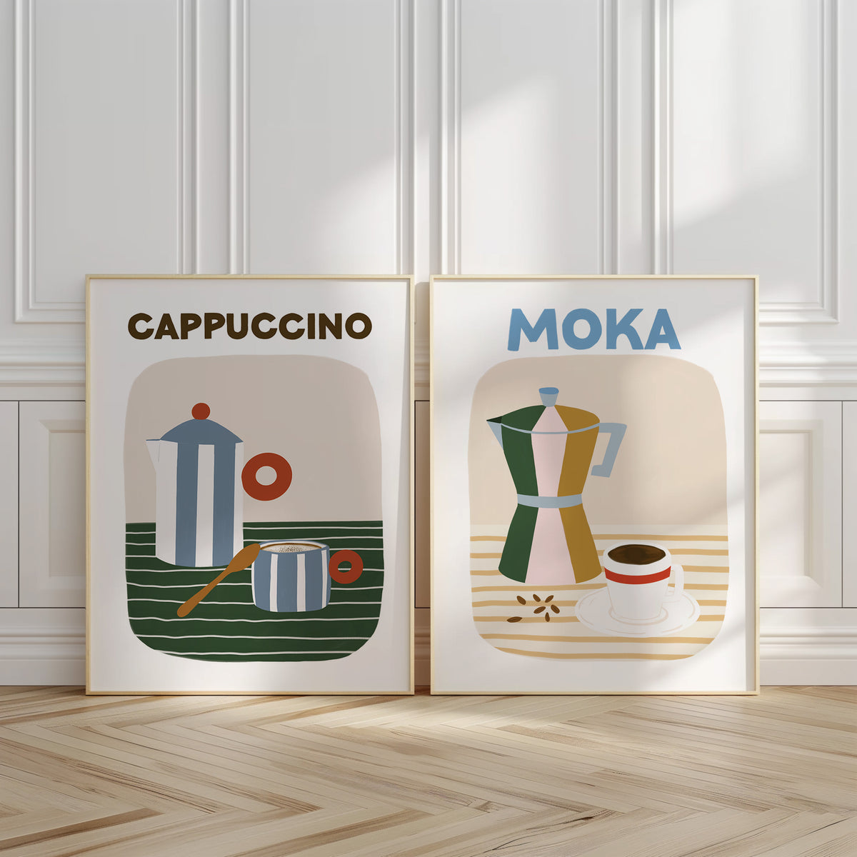Jutro uz kavu - set od 2 art printa