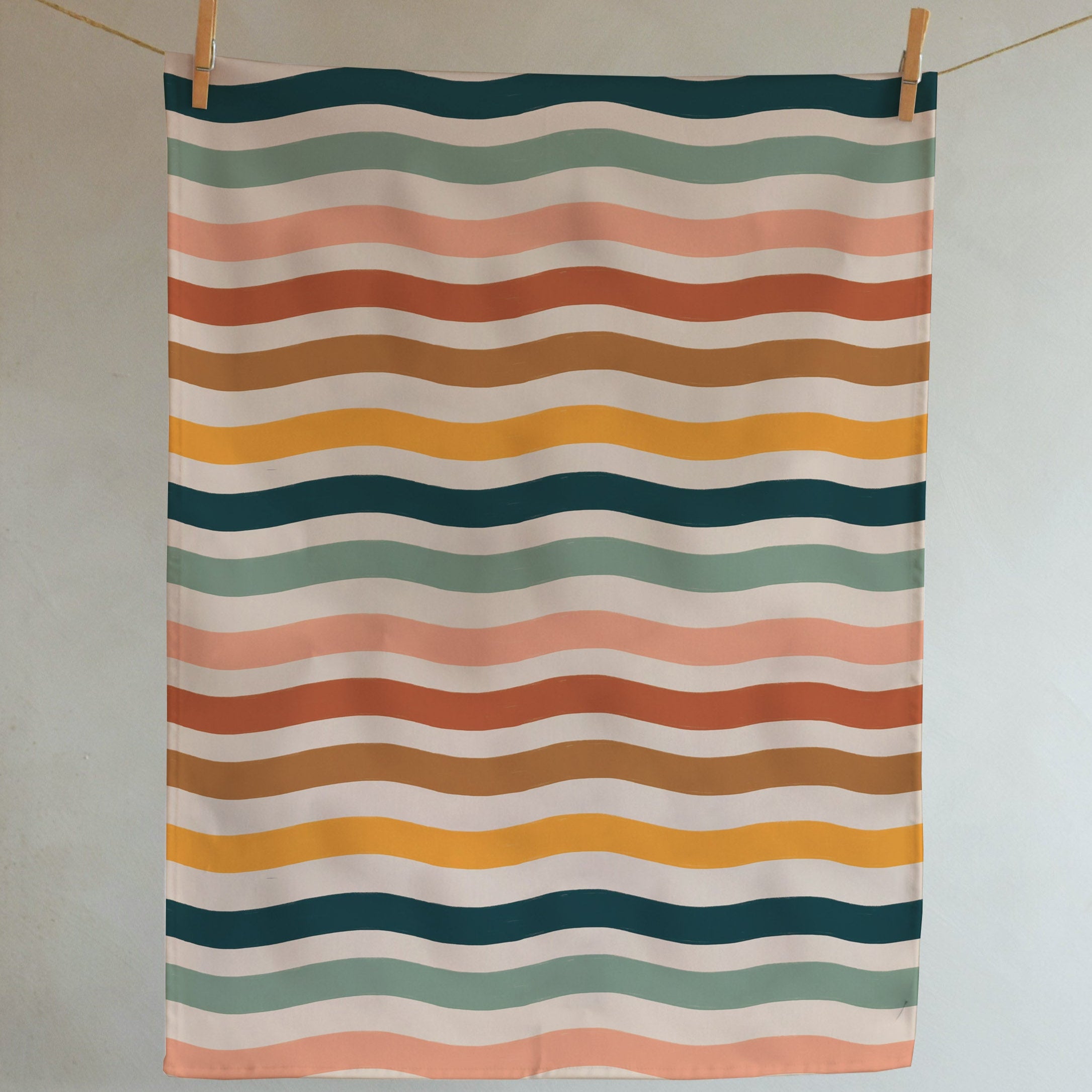 Kitchen towel - Wavy stripes