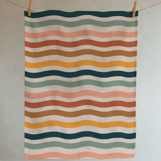 Kitchen towel - Wavy stripes