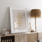 Personalizirani dječji art print - Dots no.5