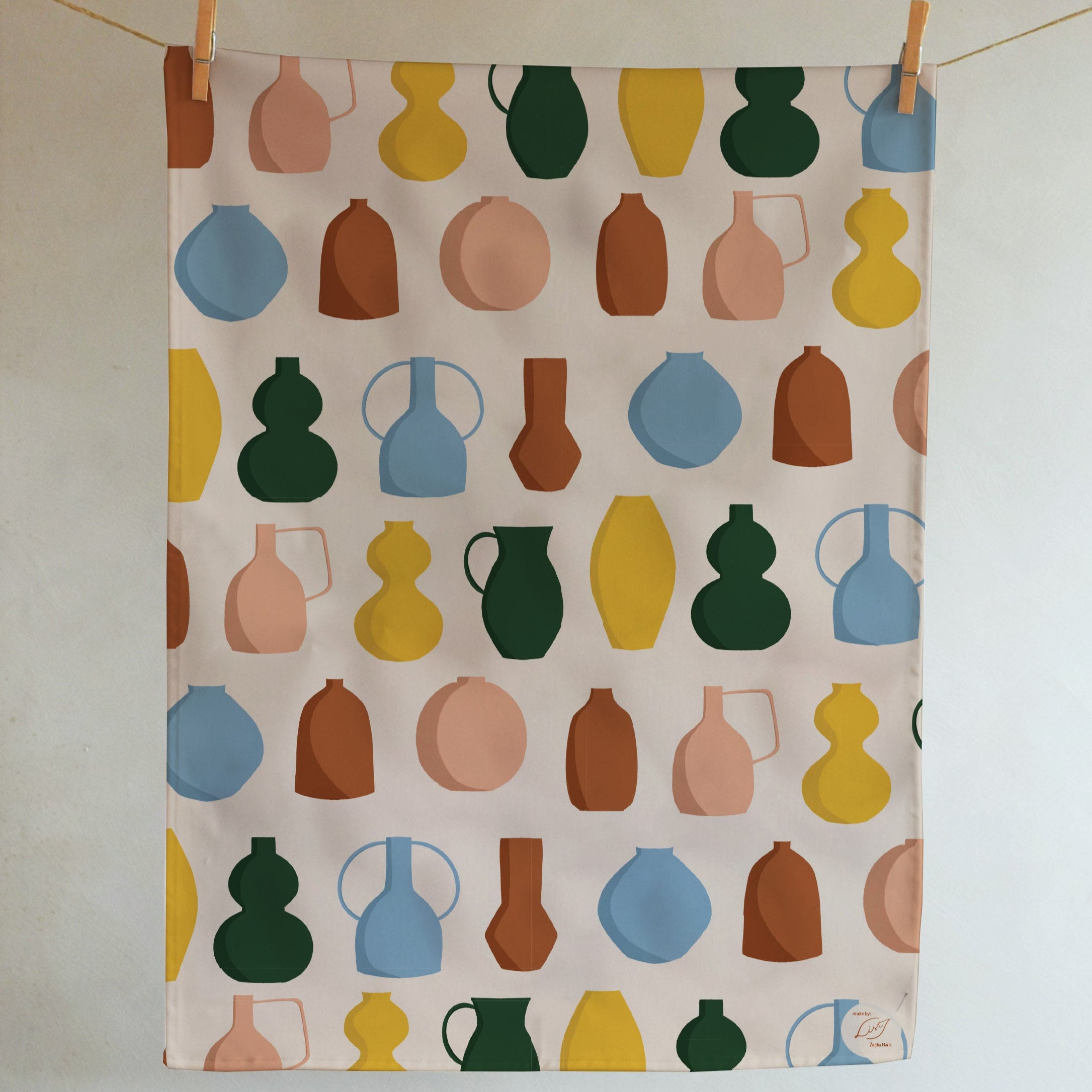 Kitchen towel - Pottery