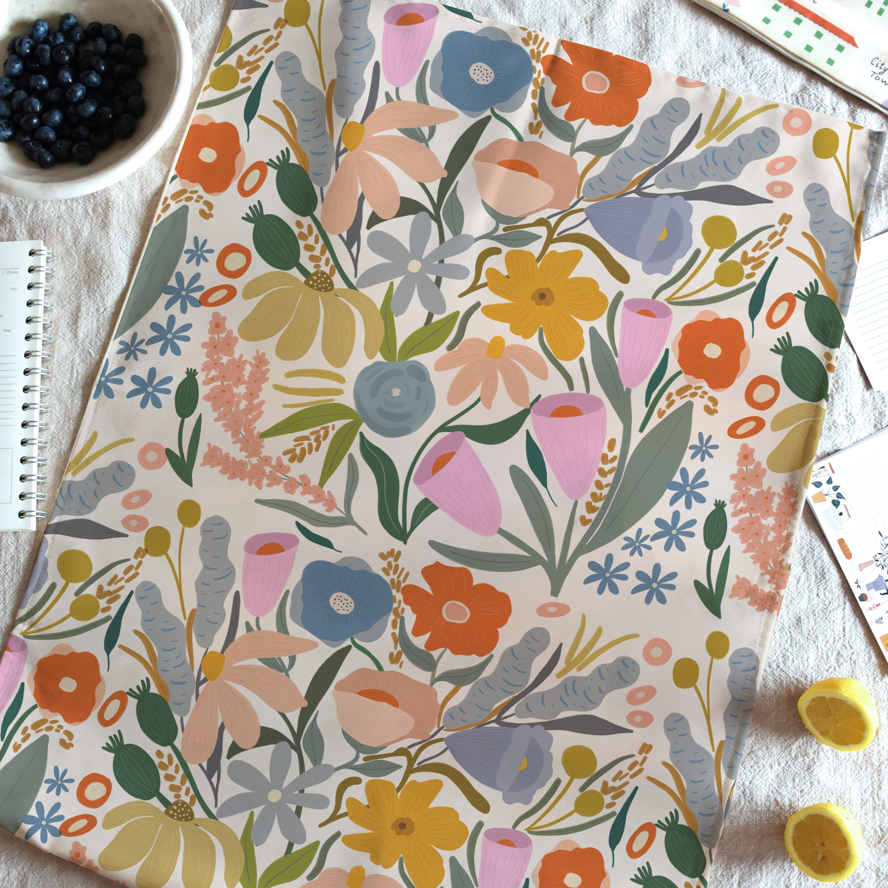 Kitchen towel - Wildflowers