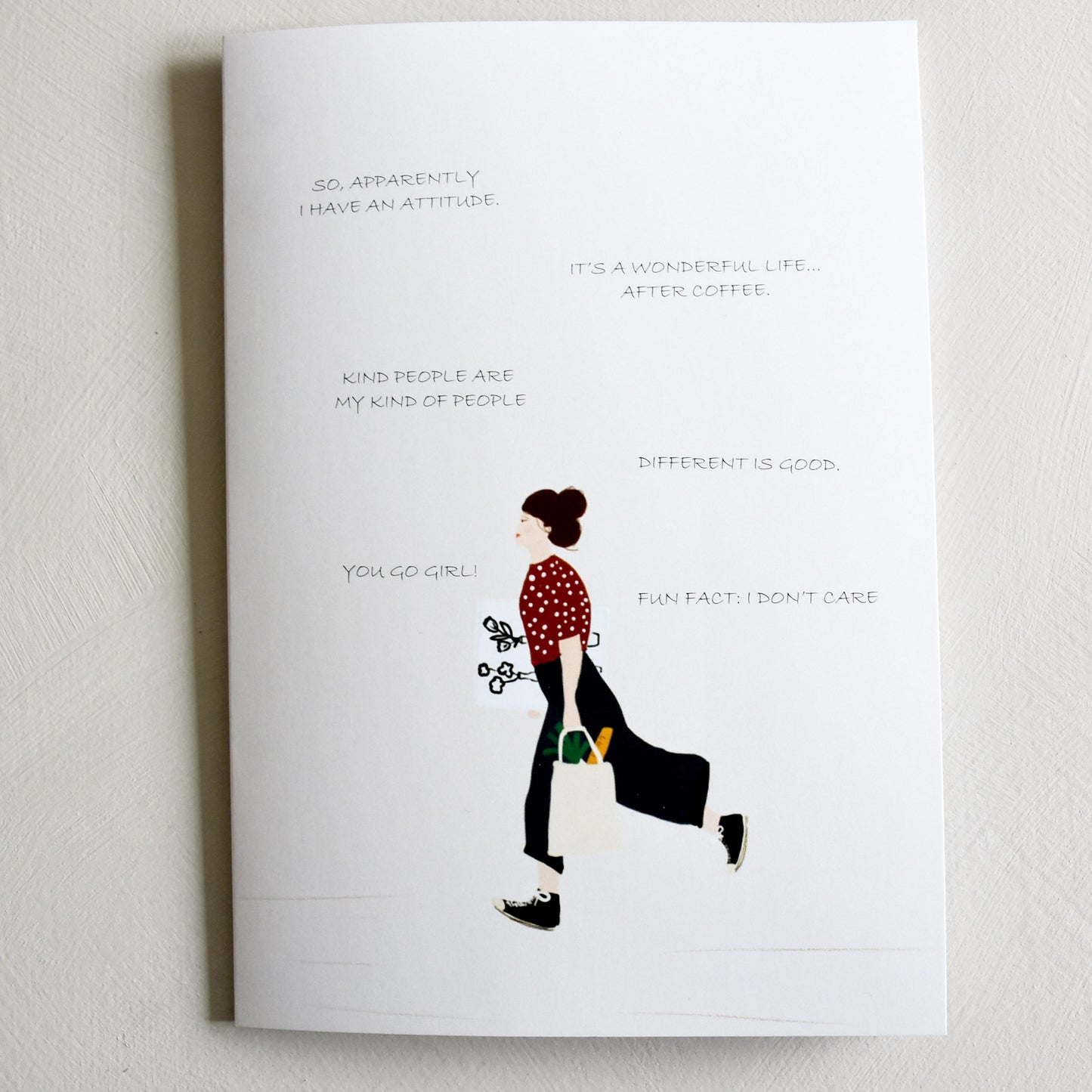 Greeting card -  You go girl!