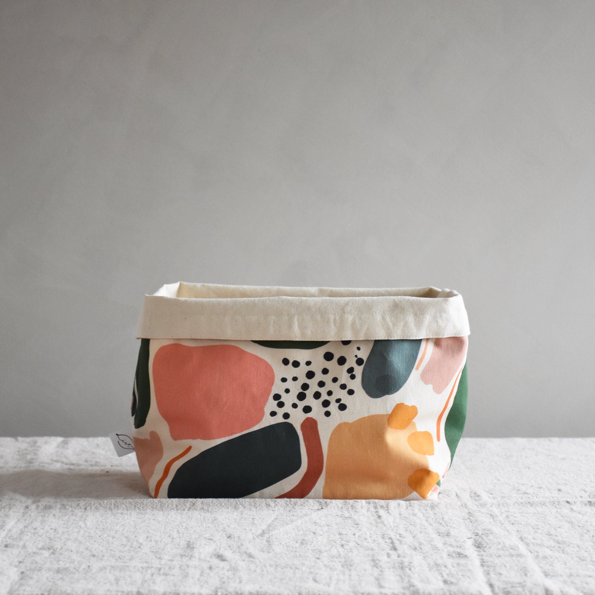 Canvas storage basket - Abstract landscape - listliving